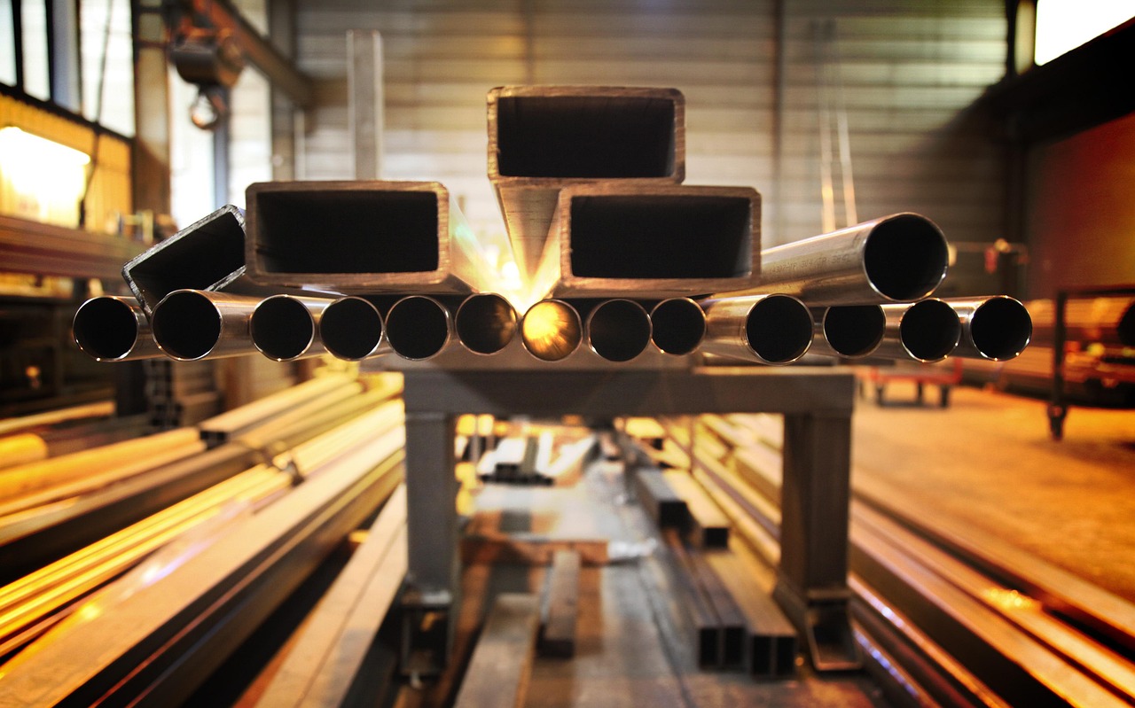 Imagem de aço industrial